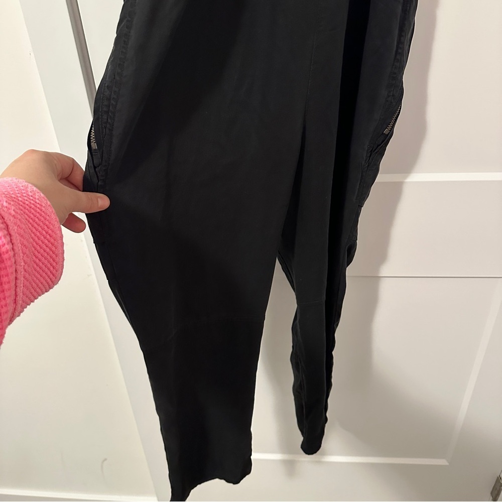 Aritzia Wilfred Free Black Valletta Overalls Cropped Size XXS Women’s - Picture 12 of 16